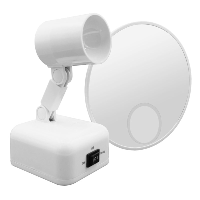 Floxite 15X Supervision Magnifying Mirror Light  Dove White - Image 4